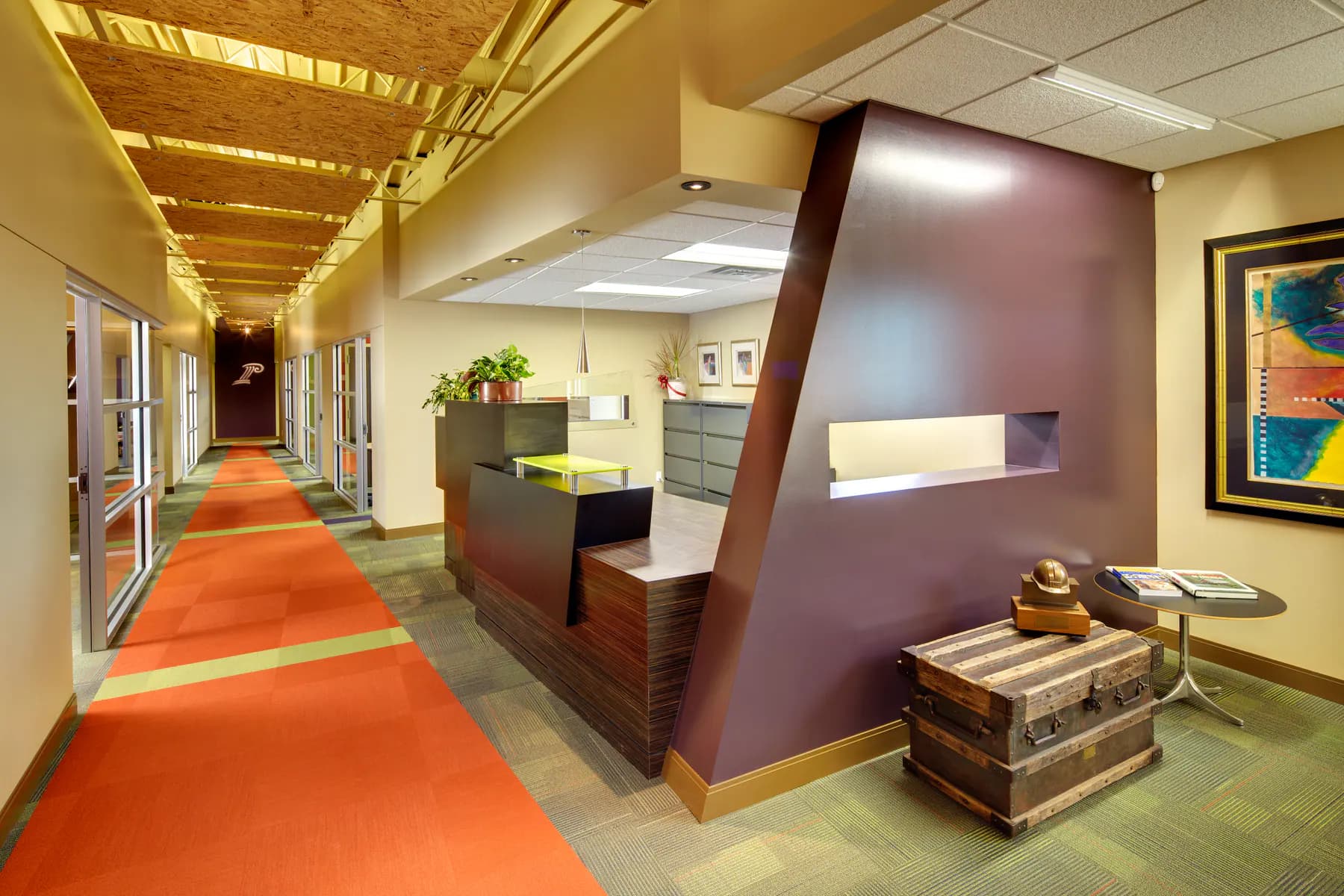 Finished Primus commercial construction interior
