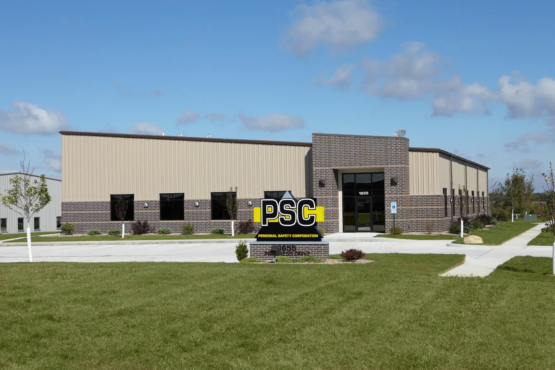Finished Primus commercial building exterior