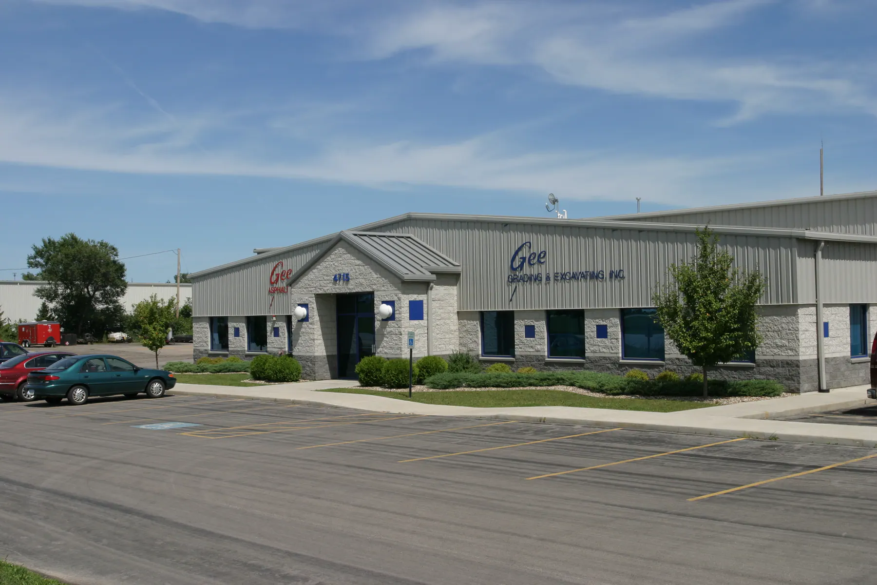 Finished Primus commercial building exterior