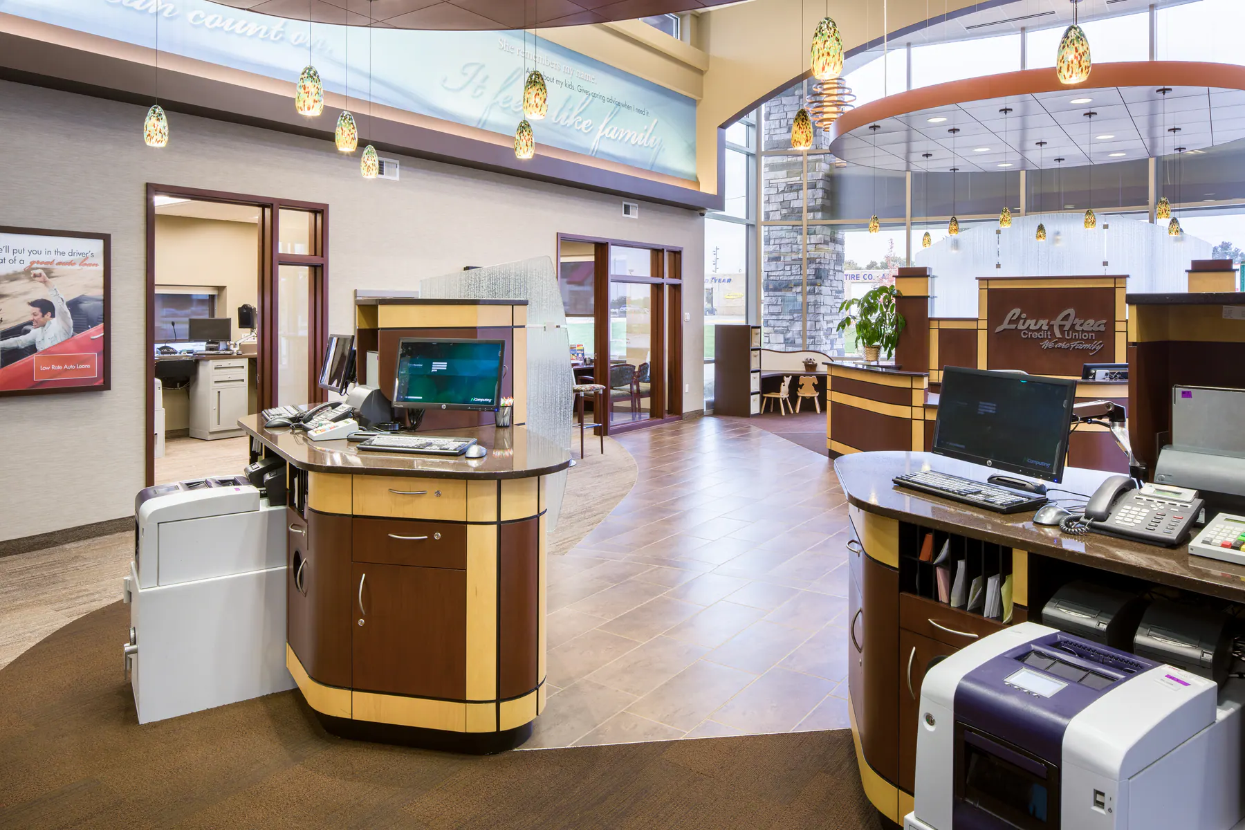 Finished Primus commercial construction interior