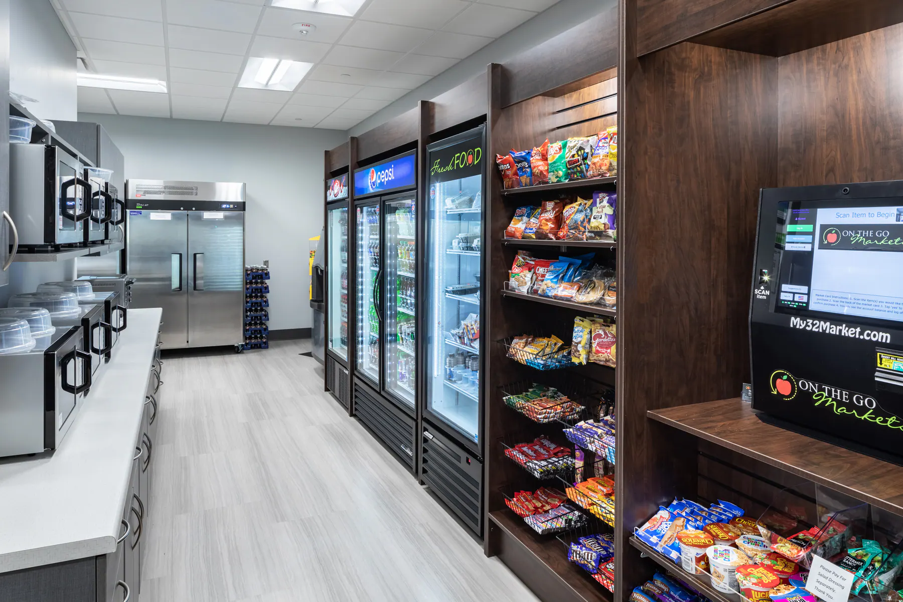 Finished Primus commercial construction interior