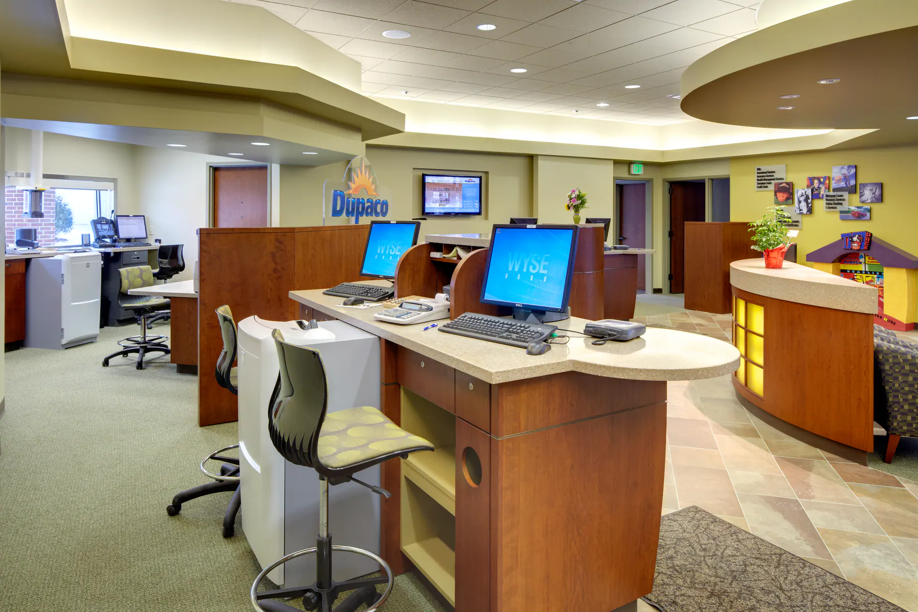 Finished Primus commercial construction interior