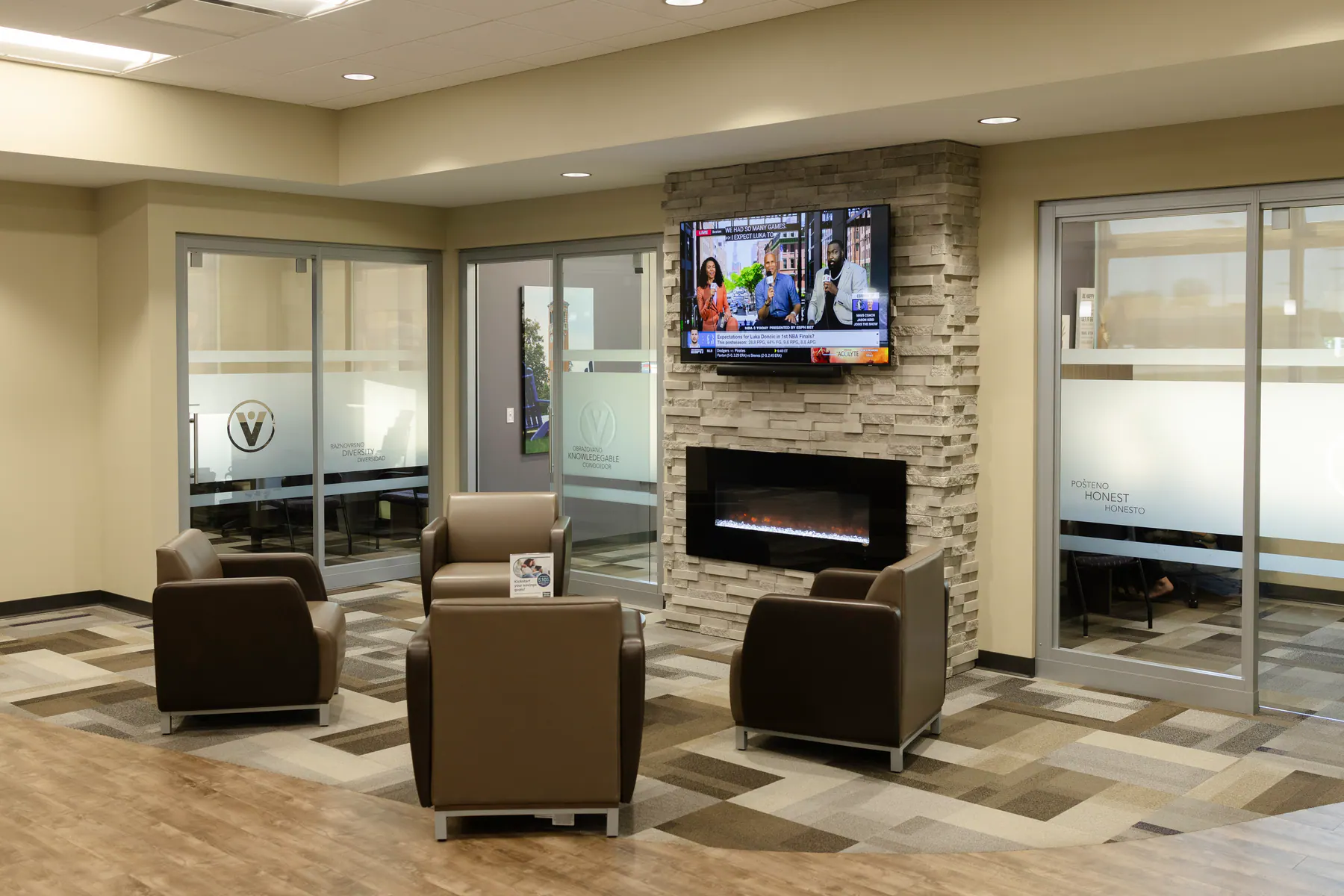 Finished Primus commercial construction interior