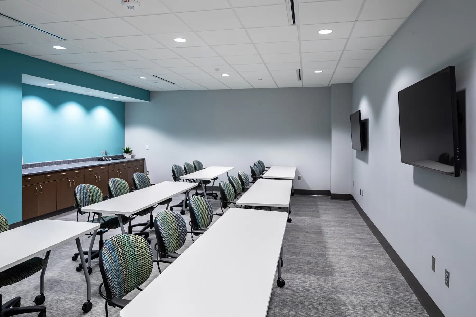 Finished Primus commercial construction interior