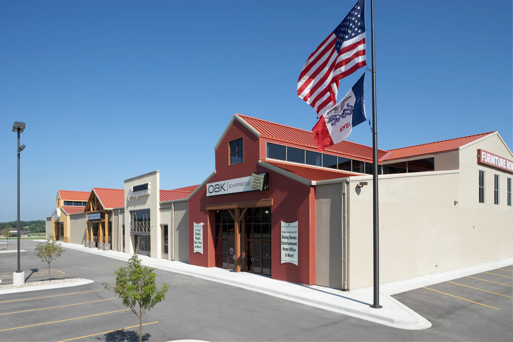 Finished Primus commercial building exterior
