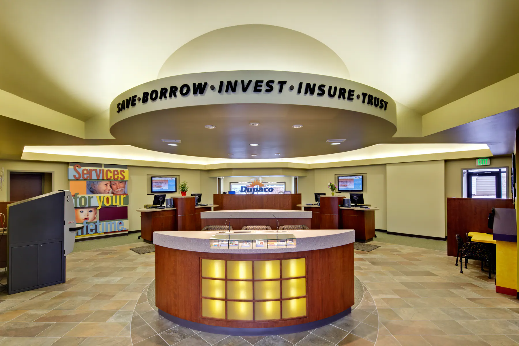 Finished Primus commercial construction interior