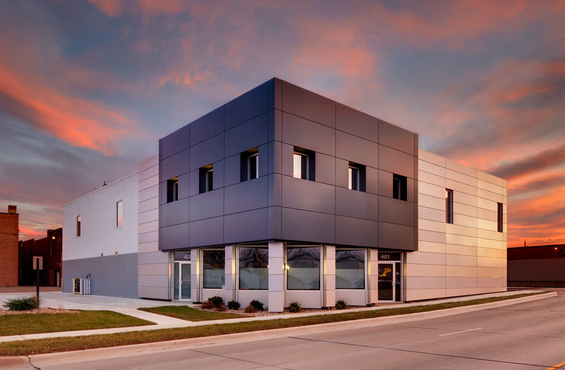 Finished Primus commercial building exterior