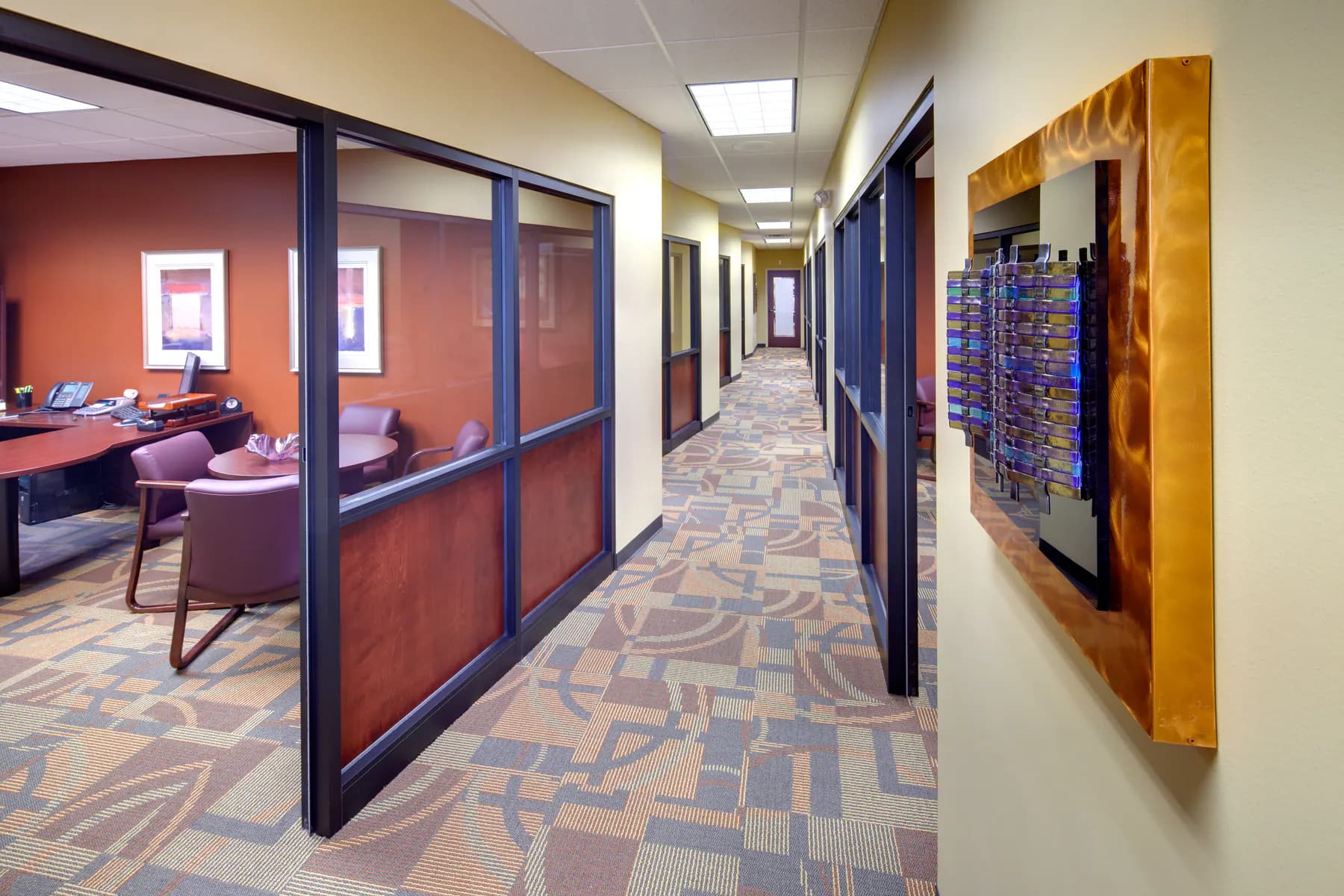 Finished Primus commercial construction interior