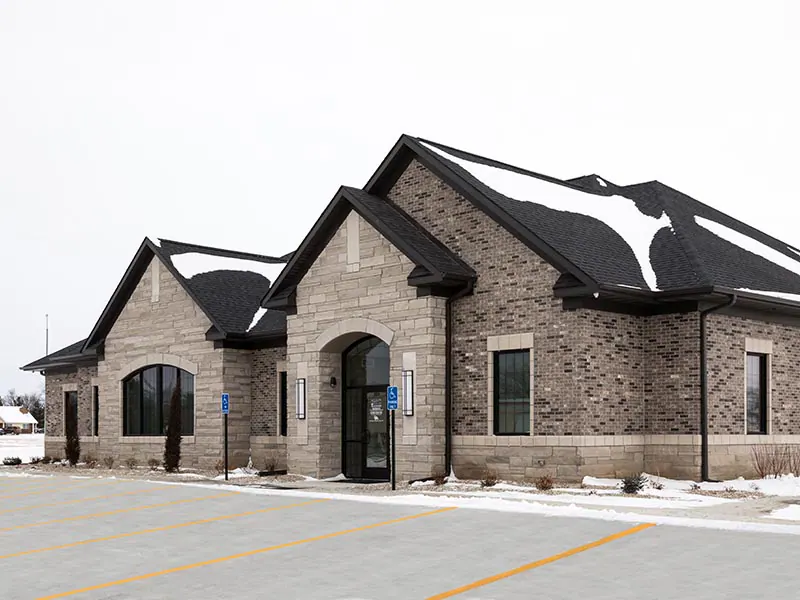 Finished Primus commercial building exterior