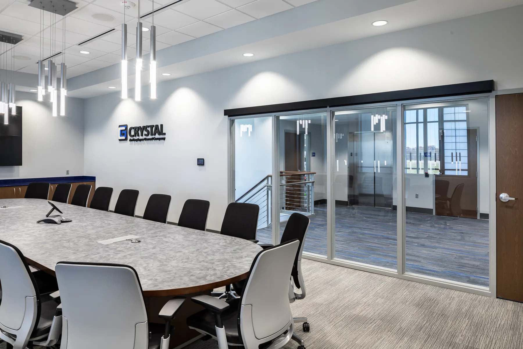 Finished Primus commercial construction interior