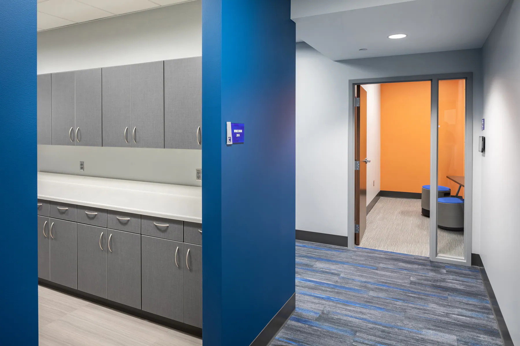 Finished Primus commercial construction interior