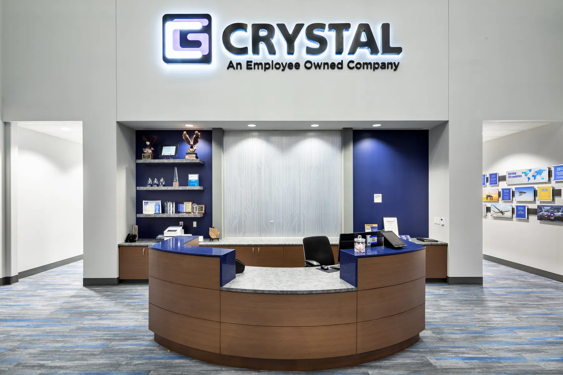 Finished Primus commercial construction interior