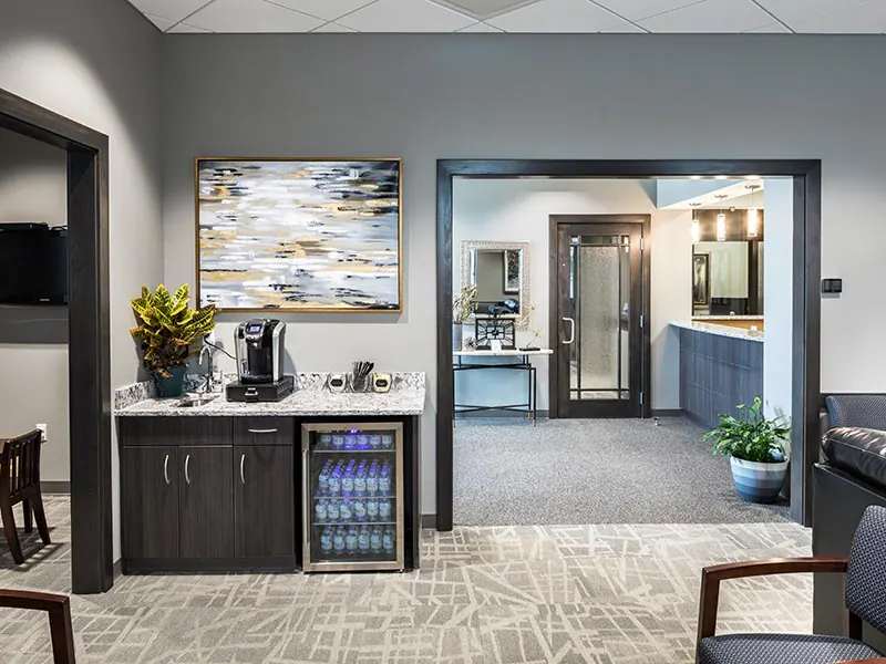 Finished Primus commercial construction interior