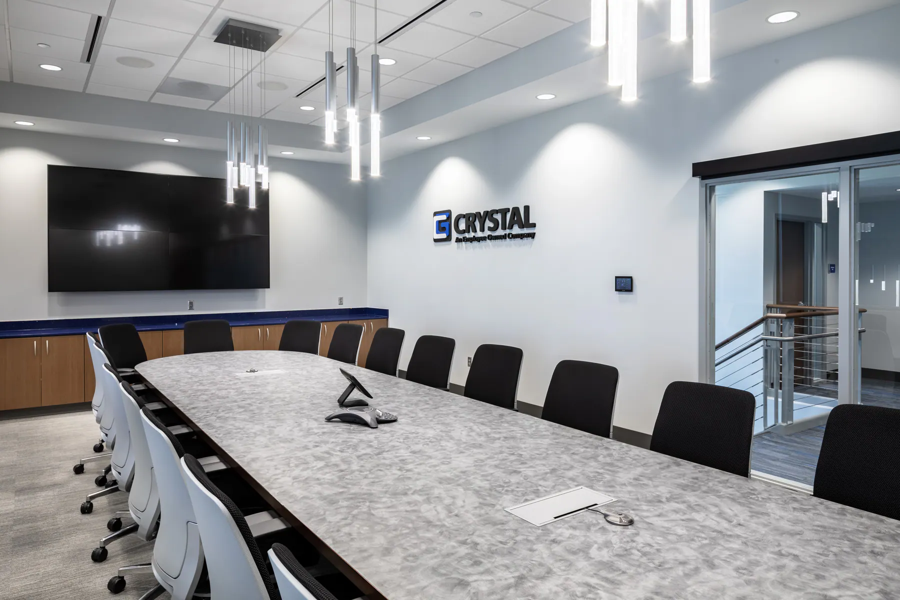 Finished Primus commercial construction interior