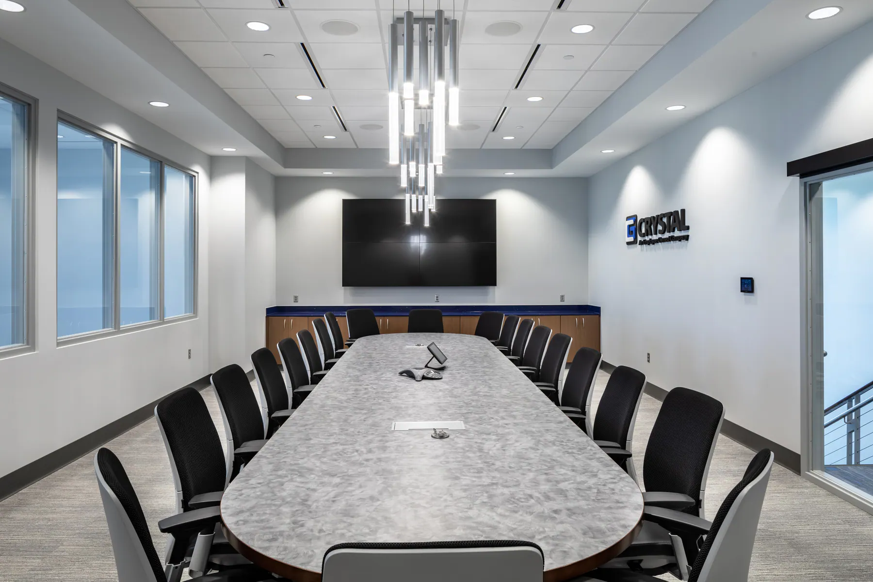 Finished Primus commercial construction interior