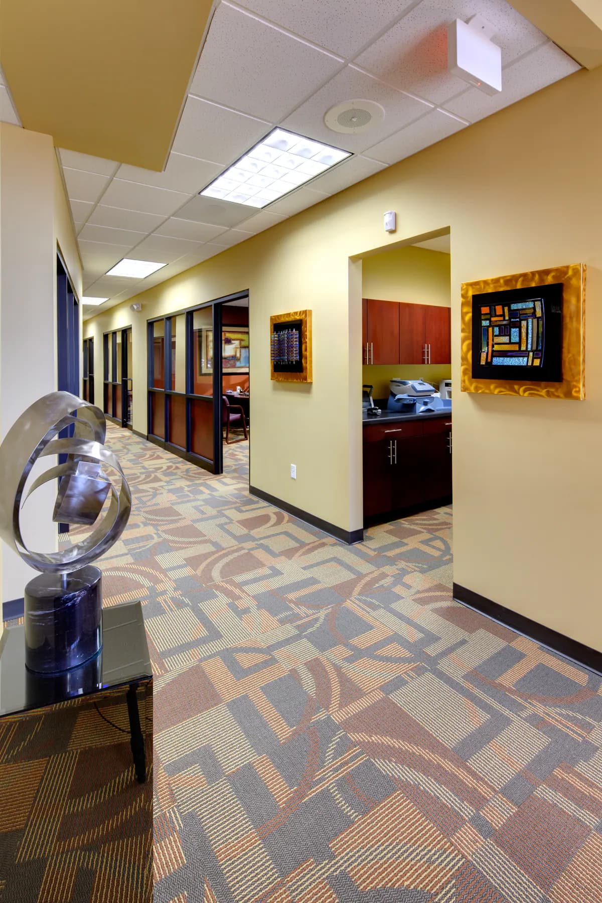 Finished Primus commercial construction interior