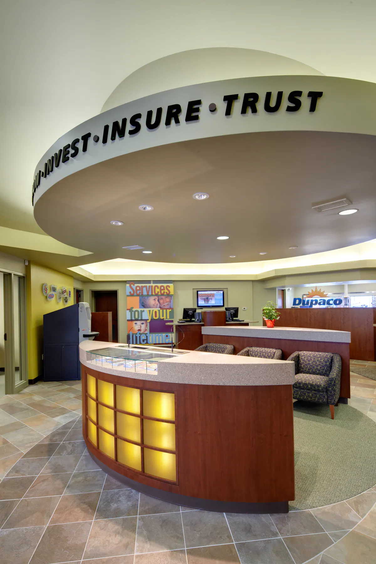 Finished Primus commercial construction interior